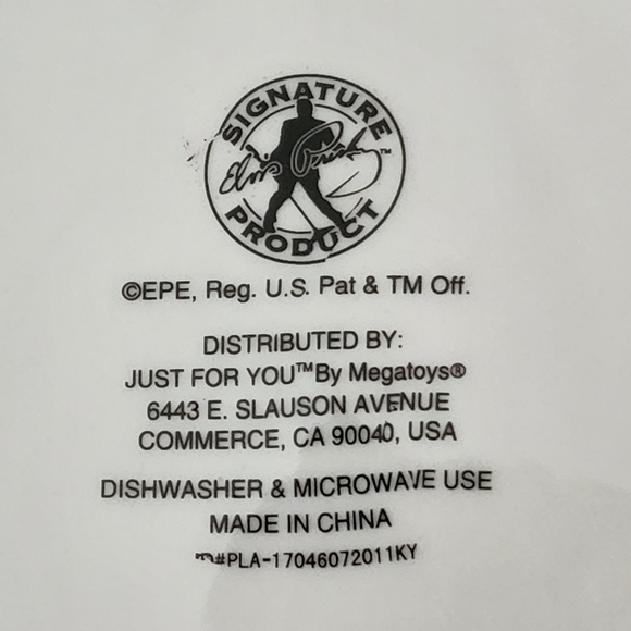 Elvis Presley Signature Product Collectable Plate - Picture 3 of 5